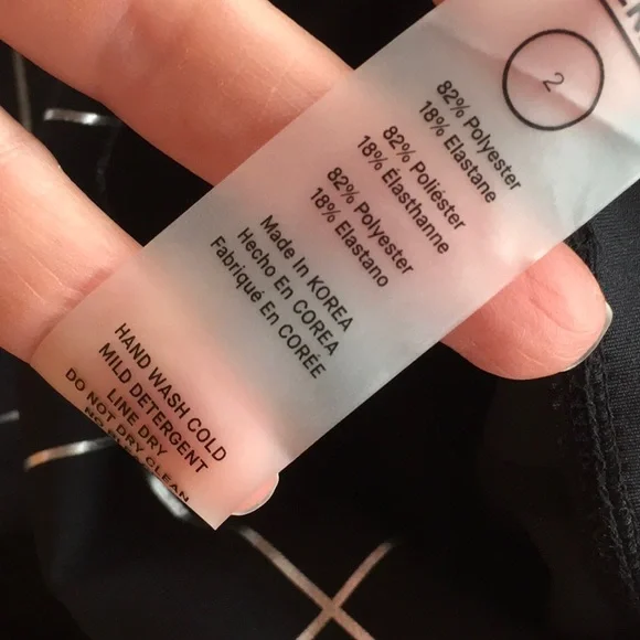 NWT Good American Silver Windowpane Leggings - Picture 6 of 6